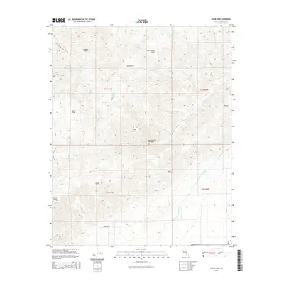 2015 Map of Cache Peak, 2015 Print