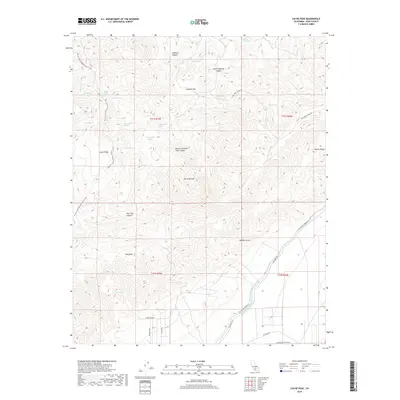 2018 Map of Cache Peak, 2018 Print