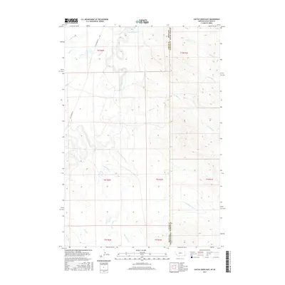 2017 Map of Cactus Creek East, 2017 Print
