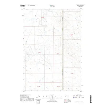 2020 Map of Cactus Creek East, 2020 Print