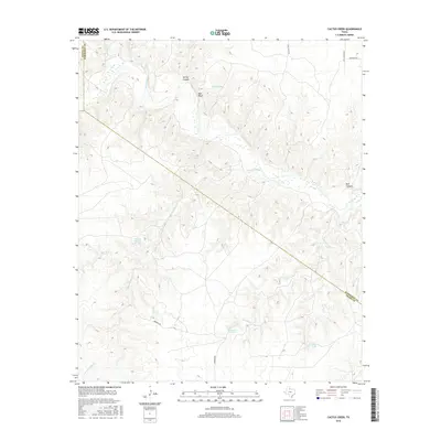 2016 Map of Cactus Creek, 2016 Print
