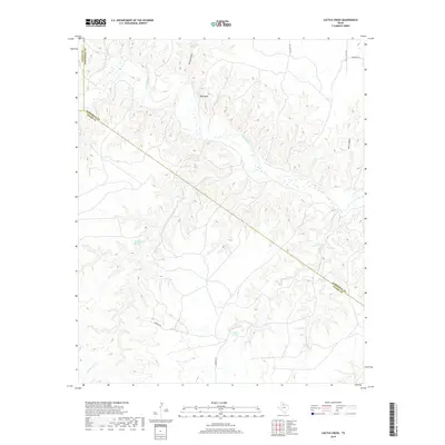 2019 Map of Cactus Creek, 2019 Print