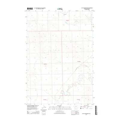 2014 Map of Cactus Creek West, 2014 Print