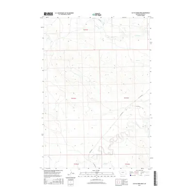 2017 Map of Cactus Creek West, 2017 Print