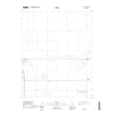 2019 Map of Cactus East, 2019 Print