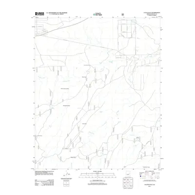 2011 Map of Cactus Flat, 2011 Print