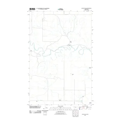 2011 Map of Cactus Flat, 2011 Print