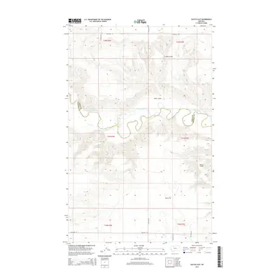 2014 Map of Cactus Flat, 2014 Print
