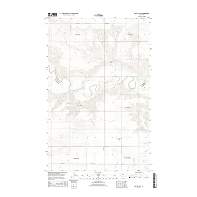 2017 Map of Cactus Flat, 2017 Print