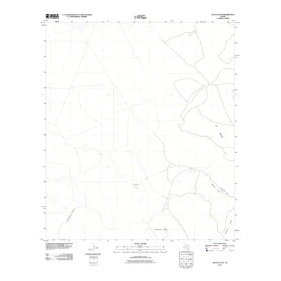 2010 Map of Cactus Flat, 2010 Print