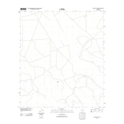 2012 Map of Cactus Flat, 2012 Print