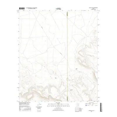 2016 Map of Cactus Flat, 2016 Print