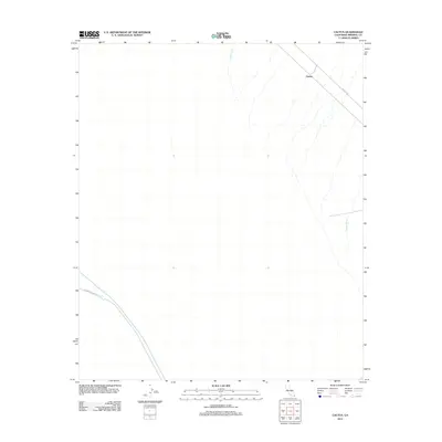 2012 Map of Cactus, 2012 Print