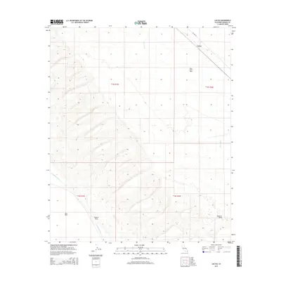 2015 Map of Cactus, 2015 Print