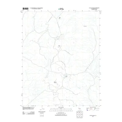 2012 Map of Cactus Peak, 2012 Print