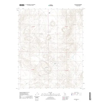2018 Map of Cactus Peak, 2018 Print