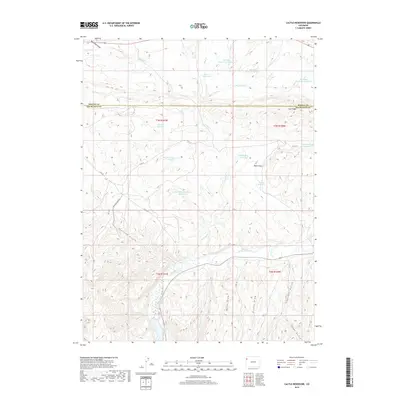 2019 Map of Cactus Reservoir, 2019 Print