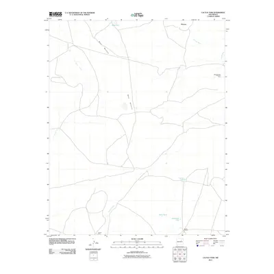 2010 Map of Cactus Tank, 2010 Print
