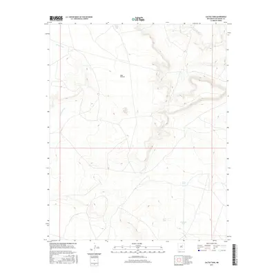 2017 Map of Cactus Tank, 2017 Print