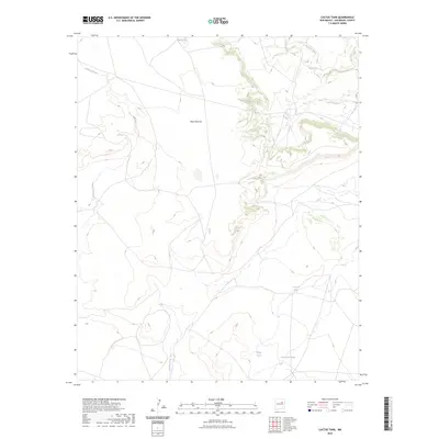 2023 Map of Cactus Tank, 2023 Print