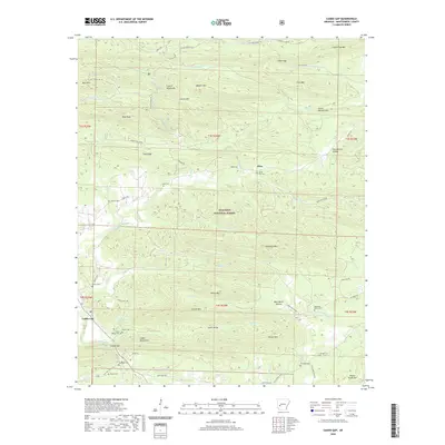 2020 Map of Caddo Gap, 2020 Print