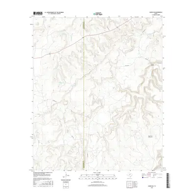 2016 Map of Caddo NE, 2016 Print