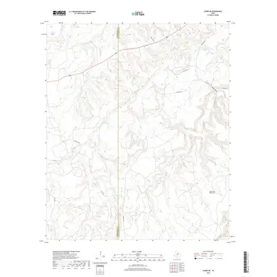 2019 Map of Caddo NE, 2019 Print