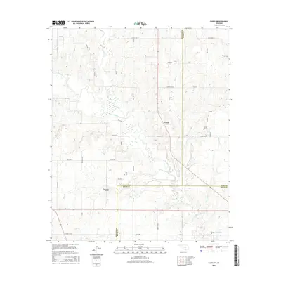 2016 Map of Caddo NW, 2016 Print