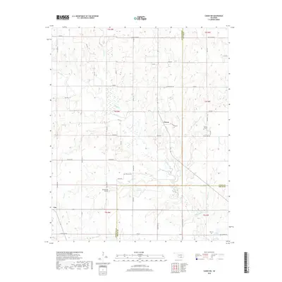2018 Map of Caddo NW, 2018 Print