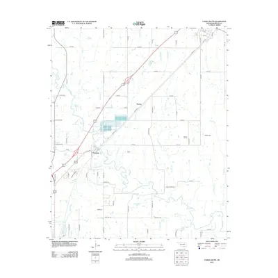 2012 Map of Caddo South, 2012 Print