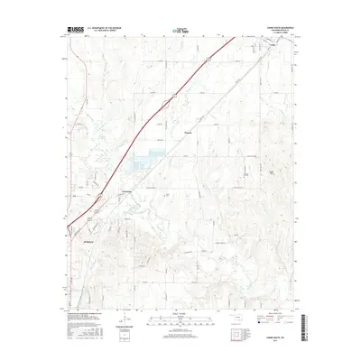 2016 Map of Caddo South, 2016 Print