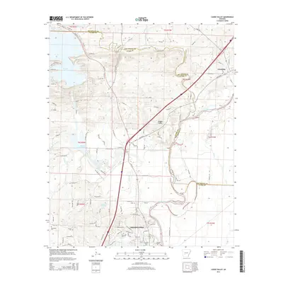 2014 Map of Caddo Valley, 2014 Print