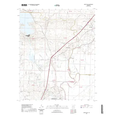 2020 Map of Caddo Valley, 2020 Print