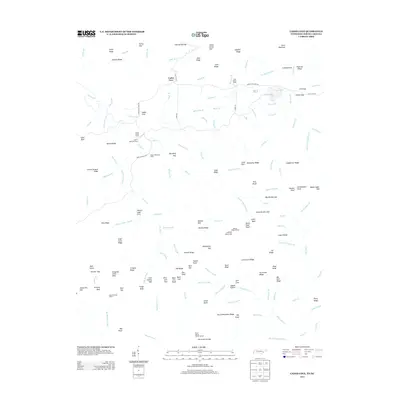 2013 Map of Cades Cove, 2013 Print