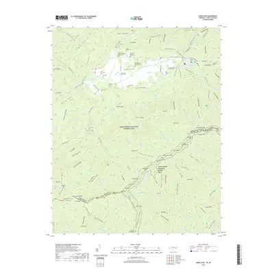 2019 Map of Cades Cove, 2019 Print