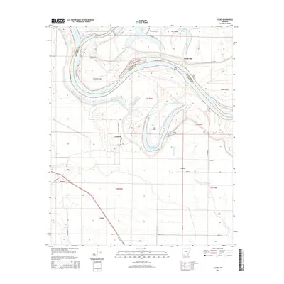 2014 Map of Cades, 2014 Print