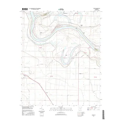 2017 Map of Cades, 2017 Print