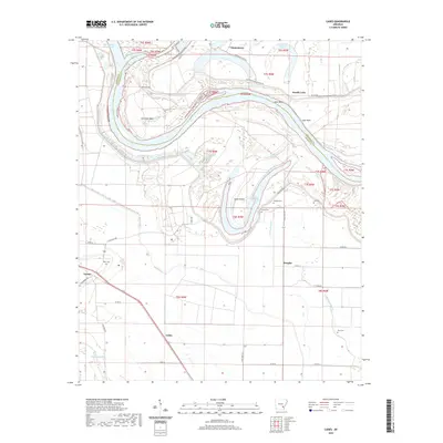 2020 Map of Cades, 2020 Print