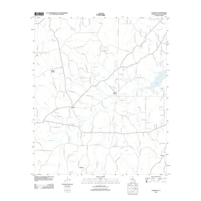 2012 Map of Cadeville, 2012 Print