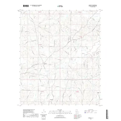 2018 Map of Cadeville, 2018 Print