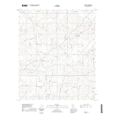 2020 Map of Cadeville, 2020 Print