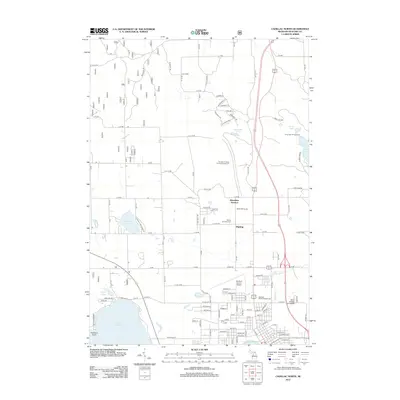 2012 Map of Cadillac North, 2012 Print