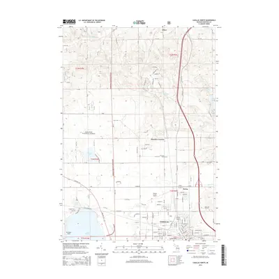 2014 Map of Cadillac North, 2014 Print