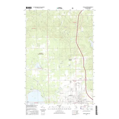 2017 Map of Cadillac North, 2017 Print