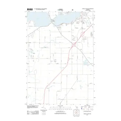 2012 Map of Cadillac South, 2012 Print