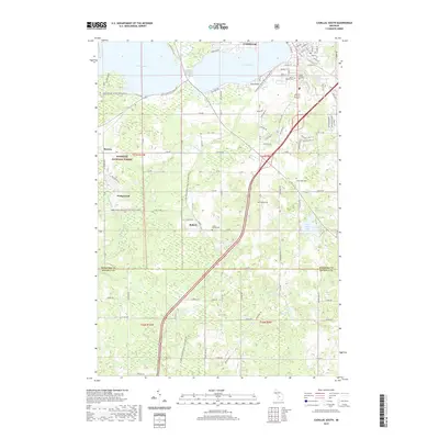 2019 Map of Cadillac South, 2019 Print