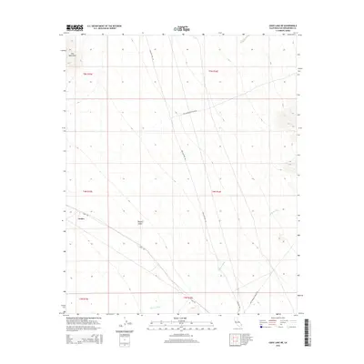 2015 Map of Cadiz Lake NE, 2015 Print