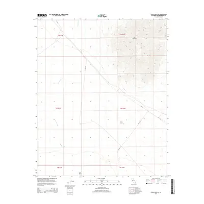 2015 Map of Cadiz Lake NW, 2015 Print