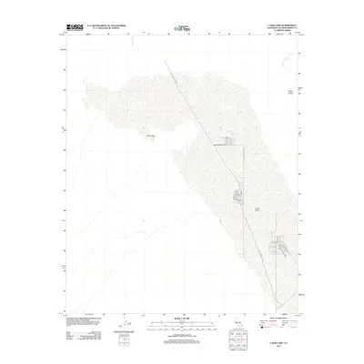 2012 Map of Cadiz Lake, 2012 Print