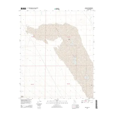 2015 Map of Cadiz Lake, 2015 Print